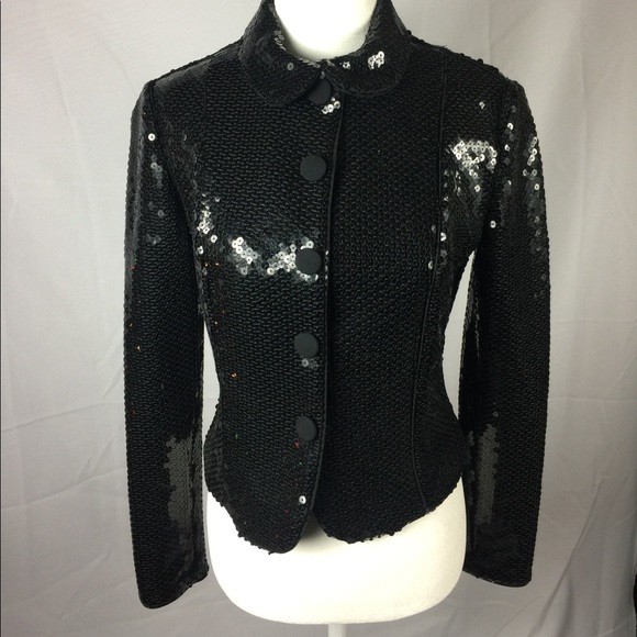 Vintage Giorgio Armani Sequin Jacket Blazer - Picture 1 of 6
